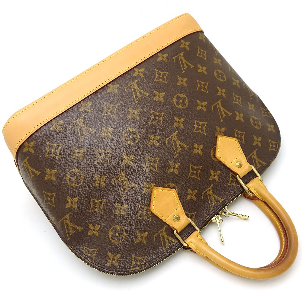 Louis Vuitton Monogram Alma Handbag Brown