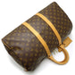 Louis Vuitton Monogram Keepall 45 Handbag Brown