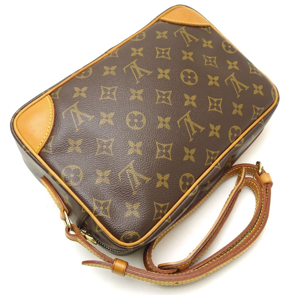Louis Vuitton Monogram Shoulder Bag Brown