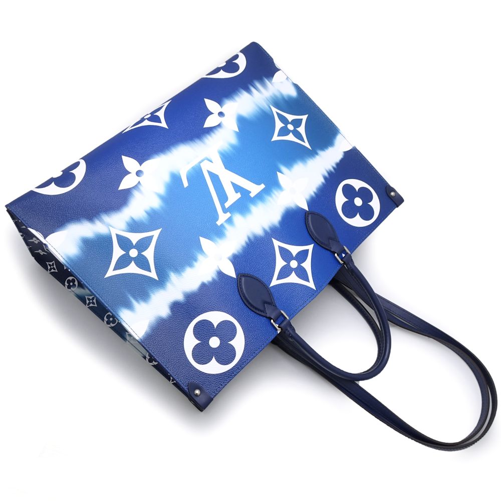 Louis Vuitton On The Go GM Tote Bag Blue