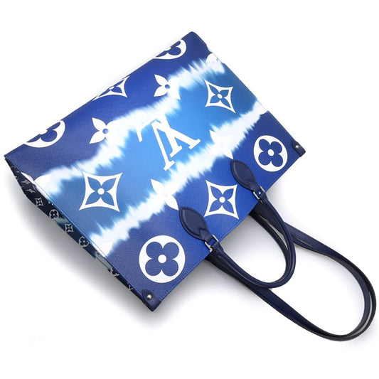 Louis Vuitton On The Go GM Tote Bag Blue