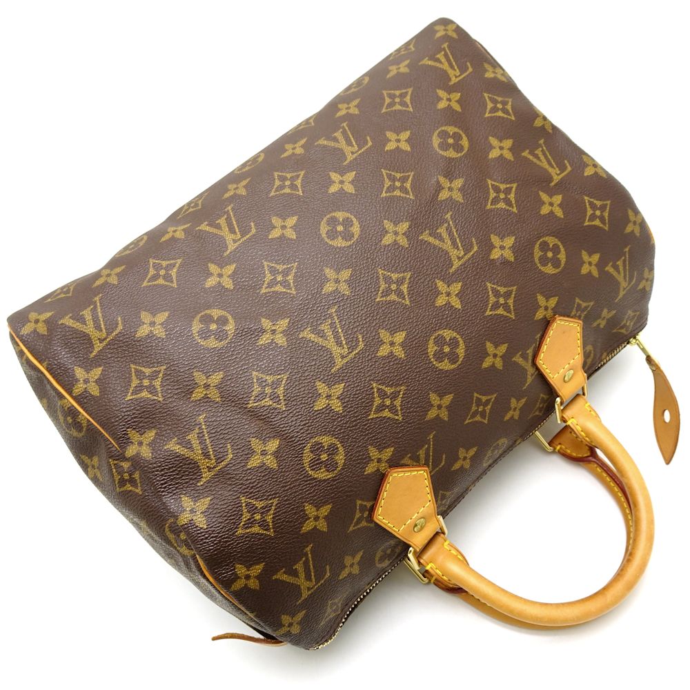 Louis Vuitton Speedy 30 Handbag Brown