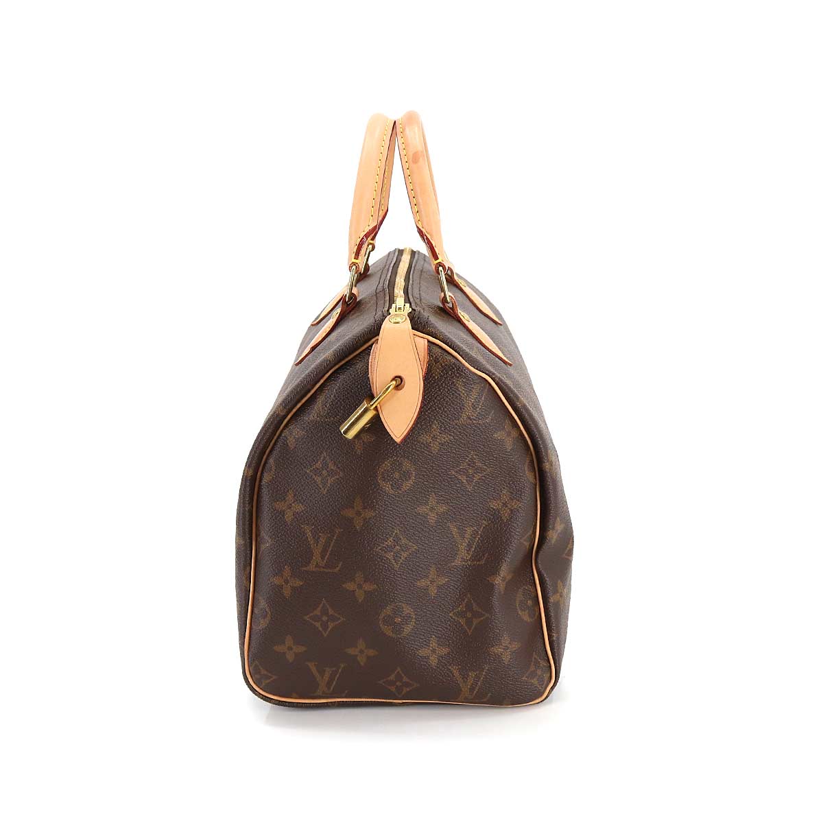 Louis Vuitton Monogram Speedy 30 Hand Bag Brown Rfid Gold Hardware