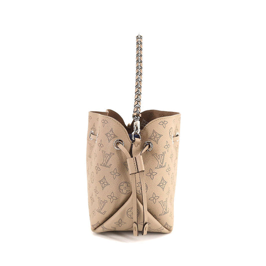 Louis Vuitton Mahina Bella Shoulder Bag Leather Galle Creme