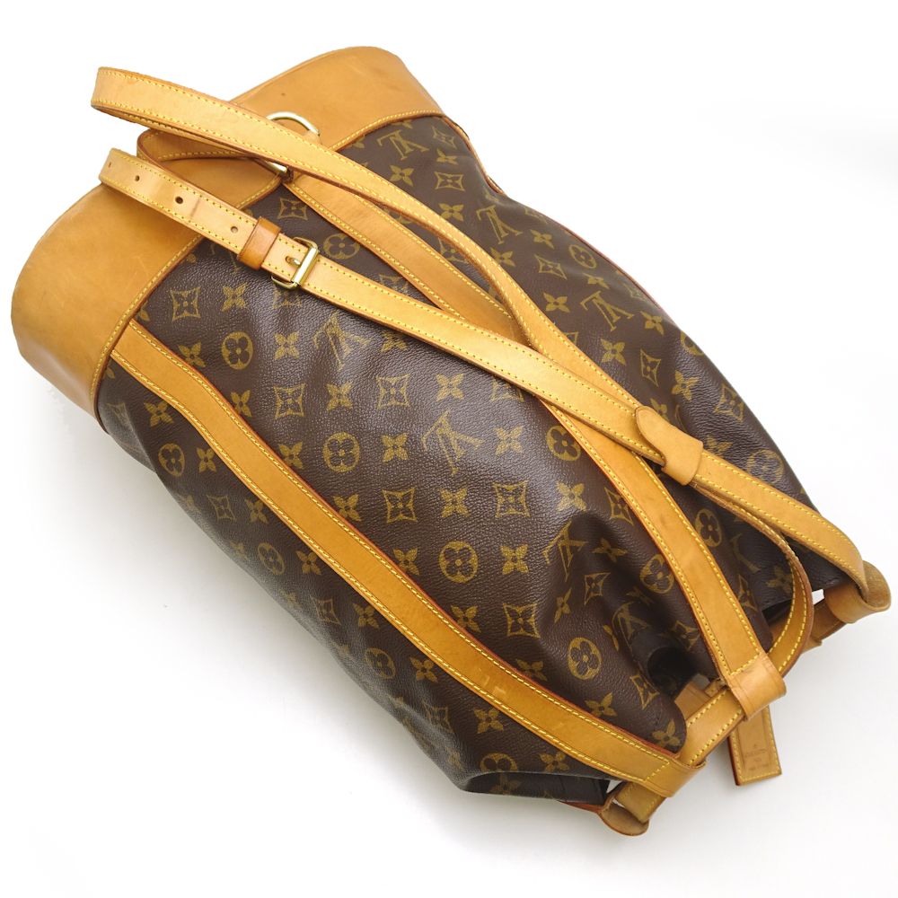 Louis Vuitton Monogram GM Shoulder Bag Brown