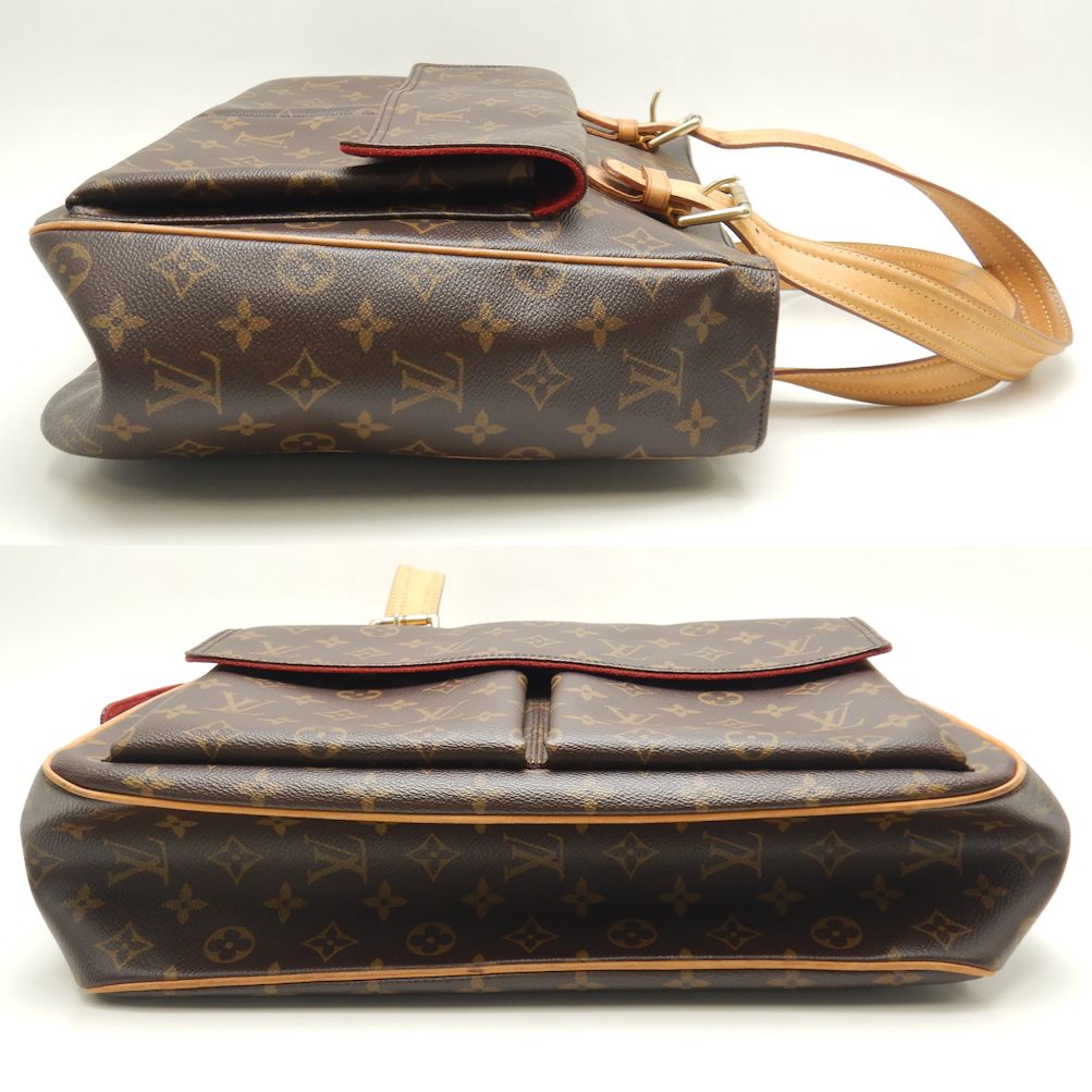 Louis Vuitton Monogram Multiple Cite Shoulder Bag Brown