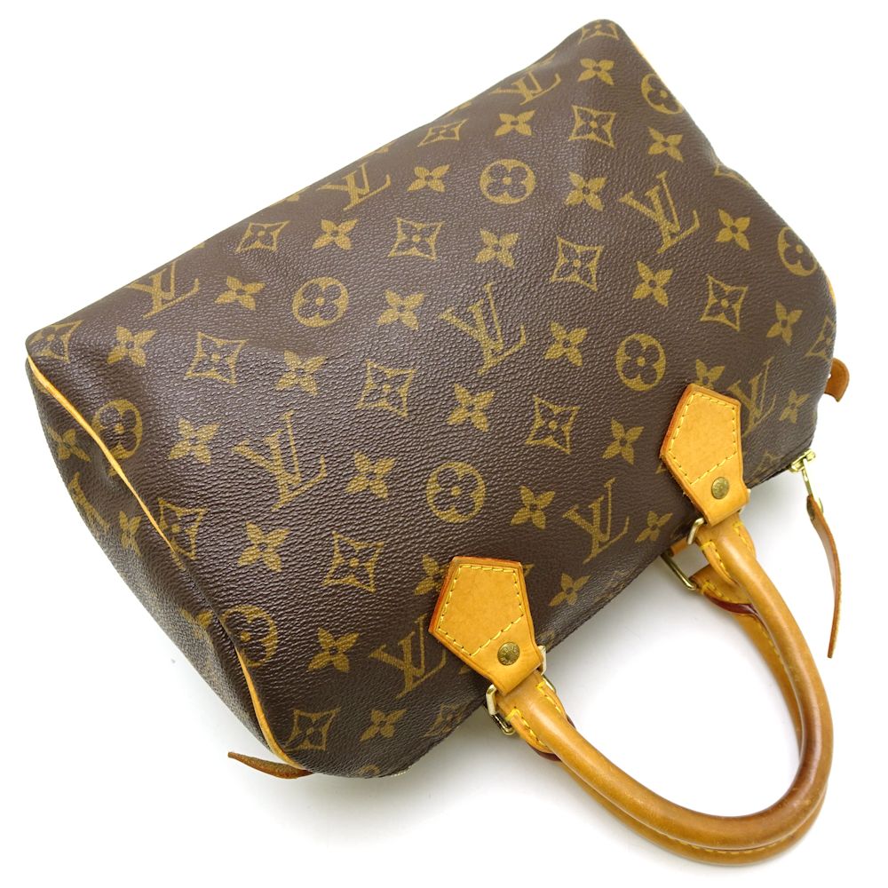 Louis Vuitton Monogram  Speedy 25  Handbag Brown