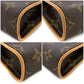 Louis Vuitton Belt Pochette Florentine Monogram Waist Pouch Bag Leather Brown