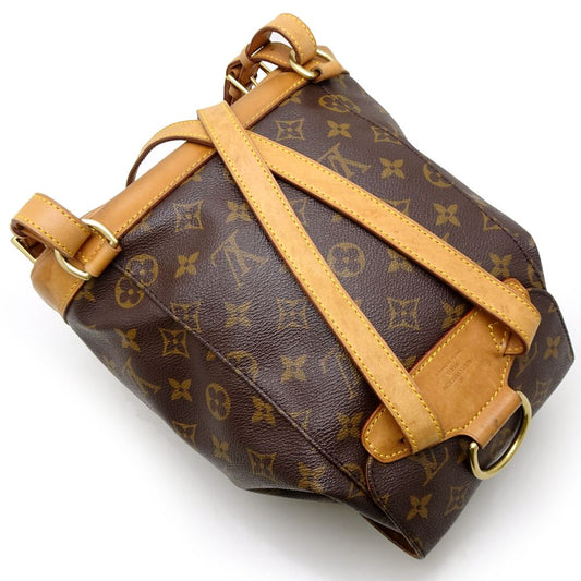 Louis Vuitton Monogram Montsuri MM Backpack Brown