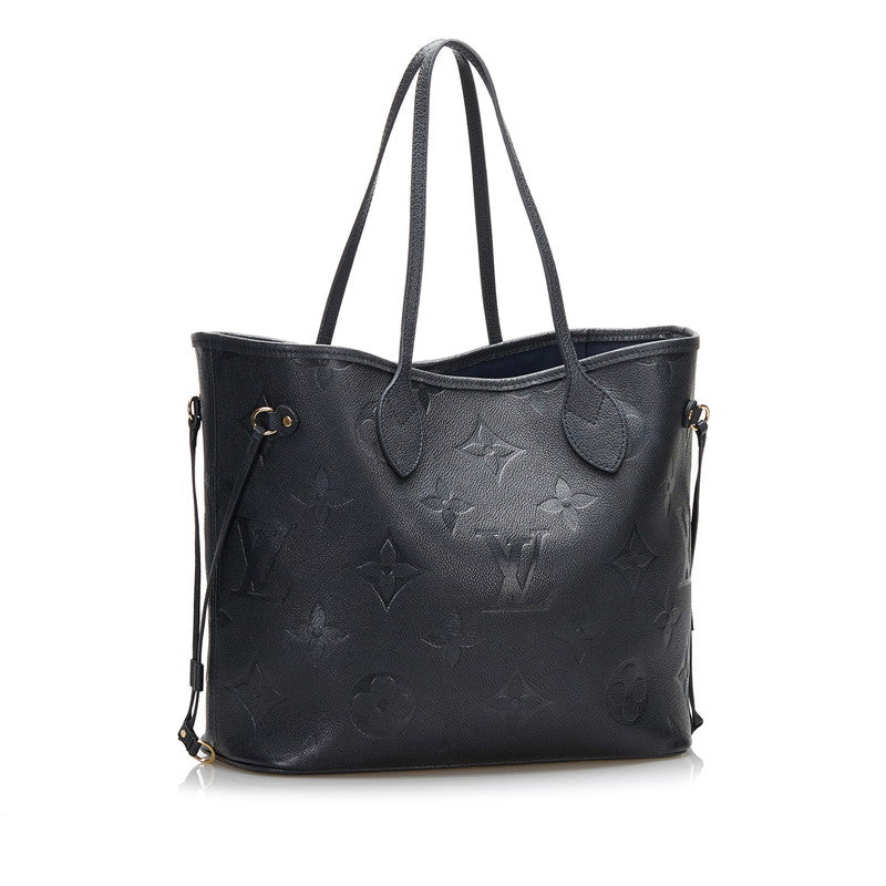 Louis Vuitton Monogram Emplant Neverfull MM Tote Bag