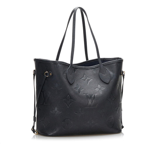 Louis Vuitton Monogram Emplant Neverfull MM Tote Bag