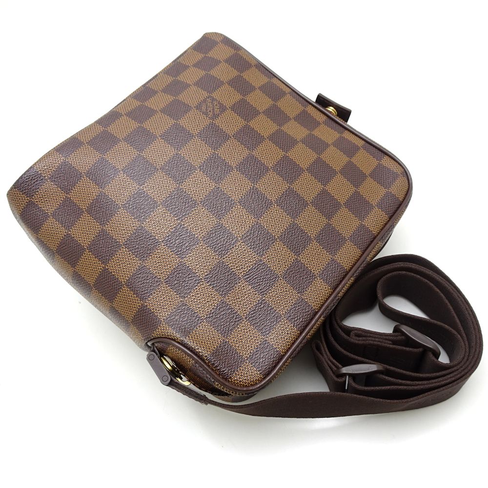 Louis Vuitton Damier Olaf PM Crossbody Shoulder Bag Ebene