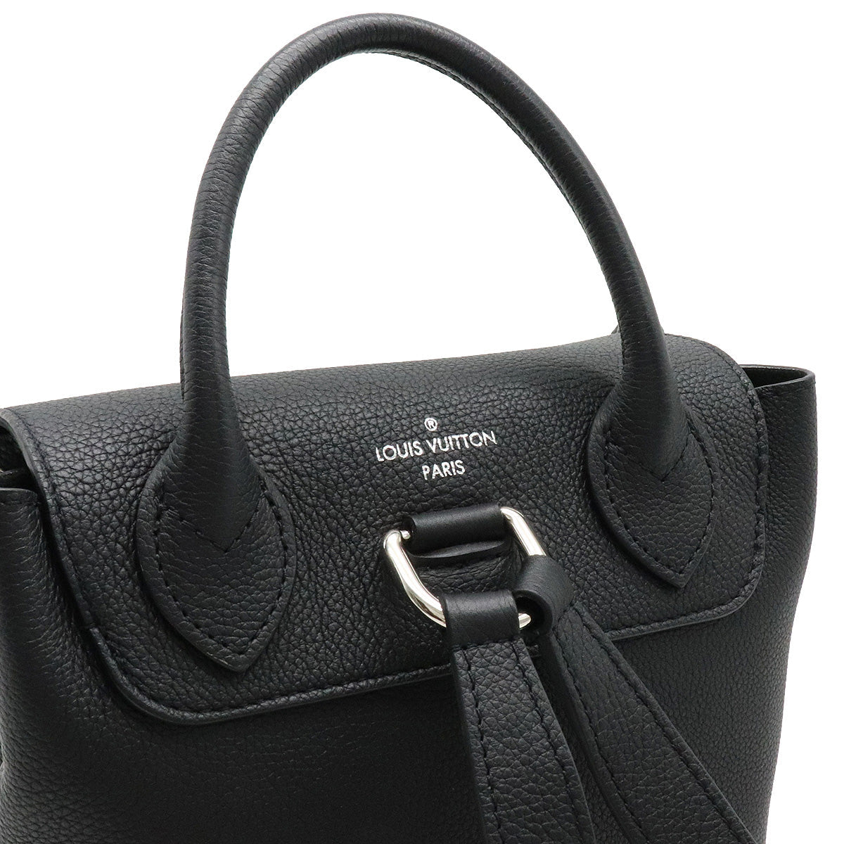 Louis Vuitton LockMe Backpack Rucksack Calf Leather Noir Black