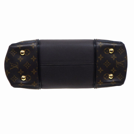 Louis Vuitton Tote W PM Handbag Cuir Orfevre Leather Brown