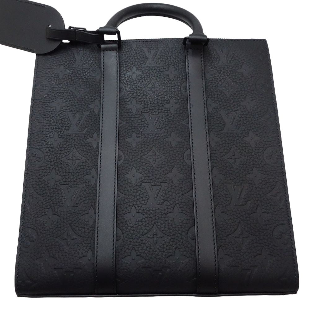 Louis Vuitton Sac Plat Shoulder Bag Monogram Noir Black