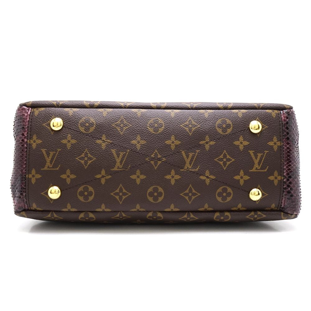 Louis Vuitton Monogram Python Pallas Bordeaux 2WAY Bag