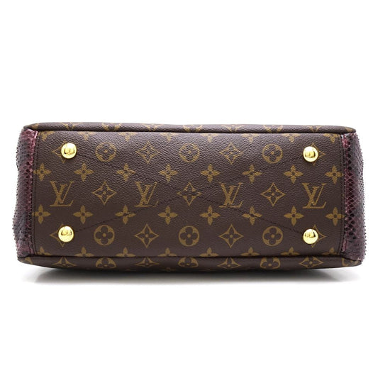 Louis Vuitton Monogram Python Pallas Bordeaux 2WAY Bag