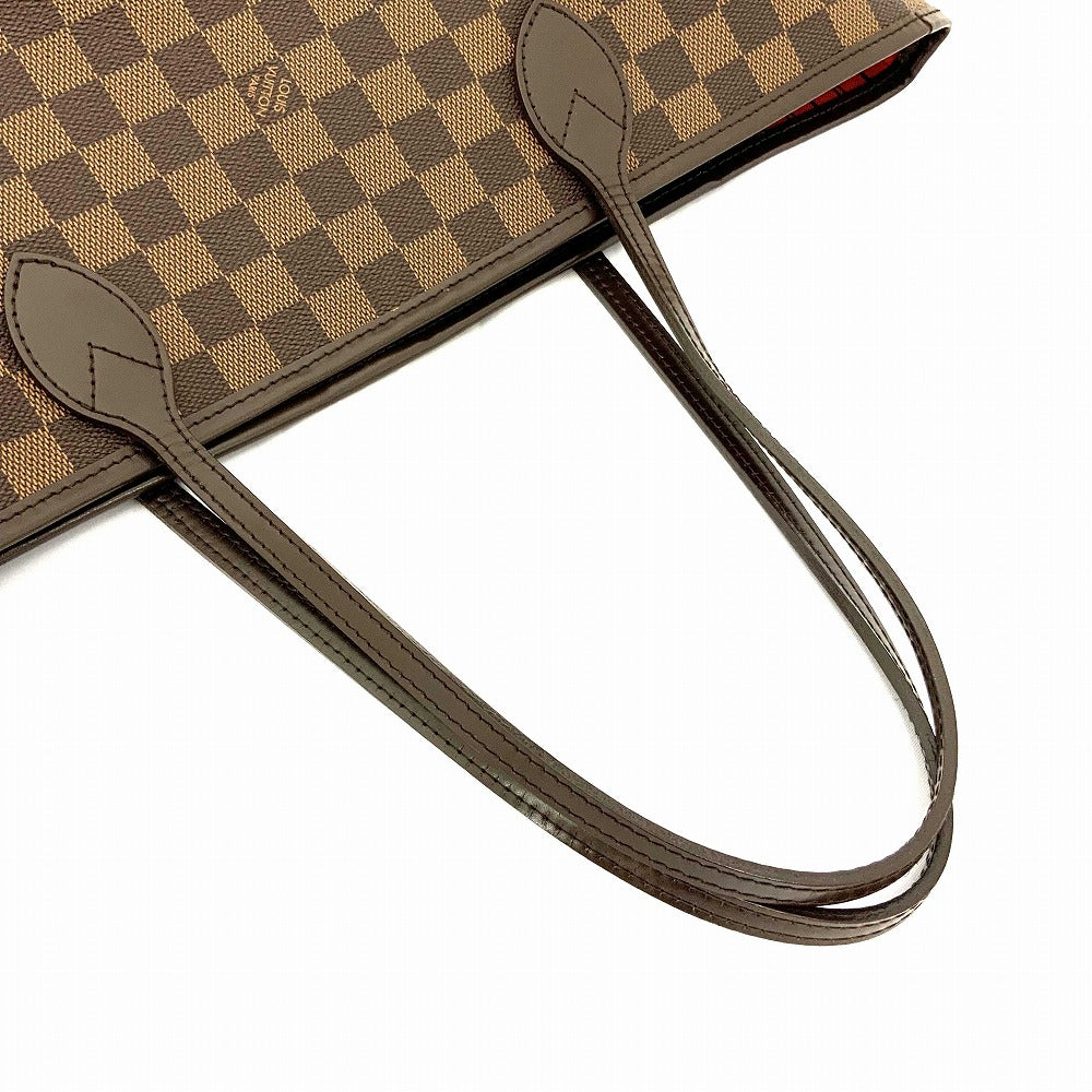 Louis Vuitton Neverfull MM Tote Bag Damier Ebene Brown