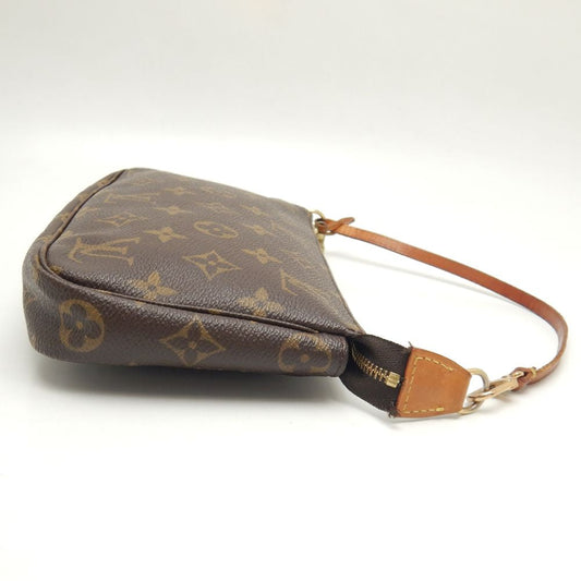 Louis Vuitton Monogram Pochette Accessoire Handbag Accessory Pouch Brown