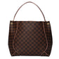 Louis Vuitton Kaiser Hobo Damier Ebene Shoulder Bag Canvas