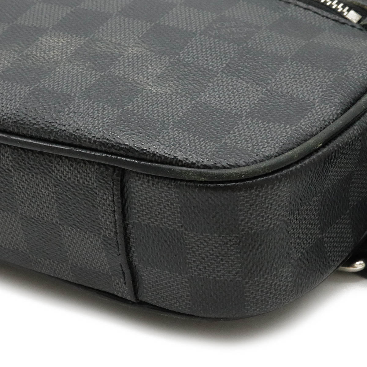 Louis Vuitton Damier Graphite Ambreil 2way Body Bag Shoulder Bag