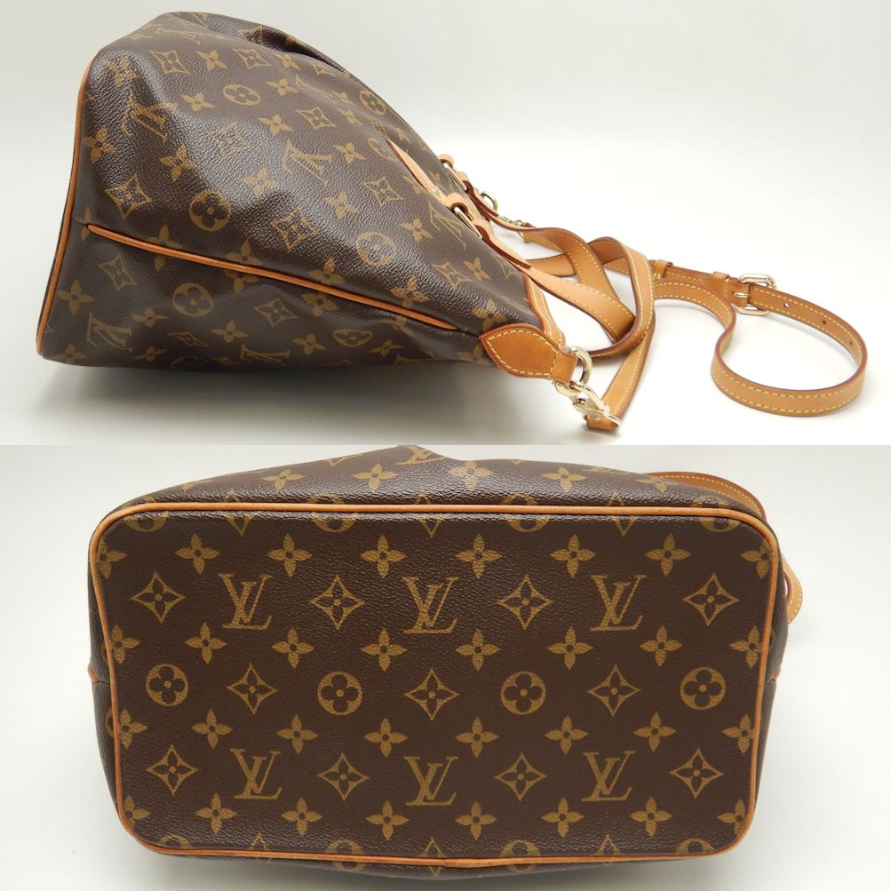 Louis Vuitton Monogram  Palermo PM Tote Bag Brown
