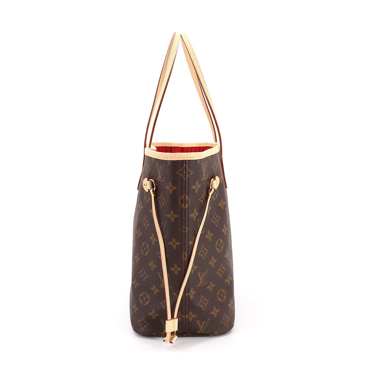 Louis Vuitton Monogram Neverfull MM Tote Bag Brown