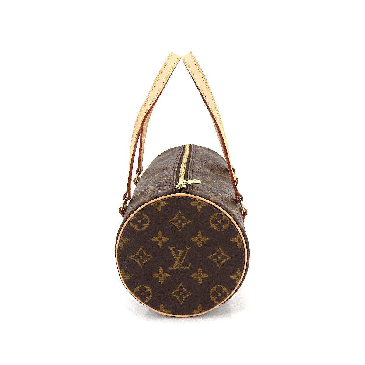 Louis Vuitton Monogram Papillon 26 Hand Bag Brown