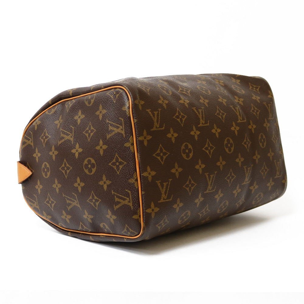 Louis Vuitton Speedy 30 Monogram Handbag Brown