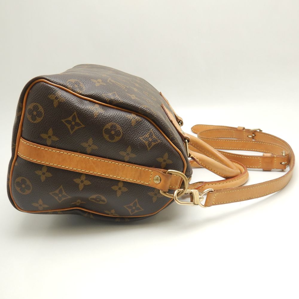 Louis Vuitton Monogram Speedy Bandouliere 25 Handbag Brown