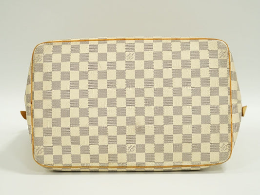 Louis Vuitton Saleya MM Damier Azur Tote Bag Handbag