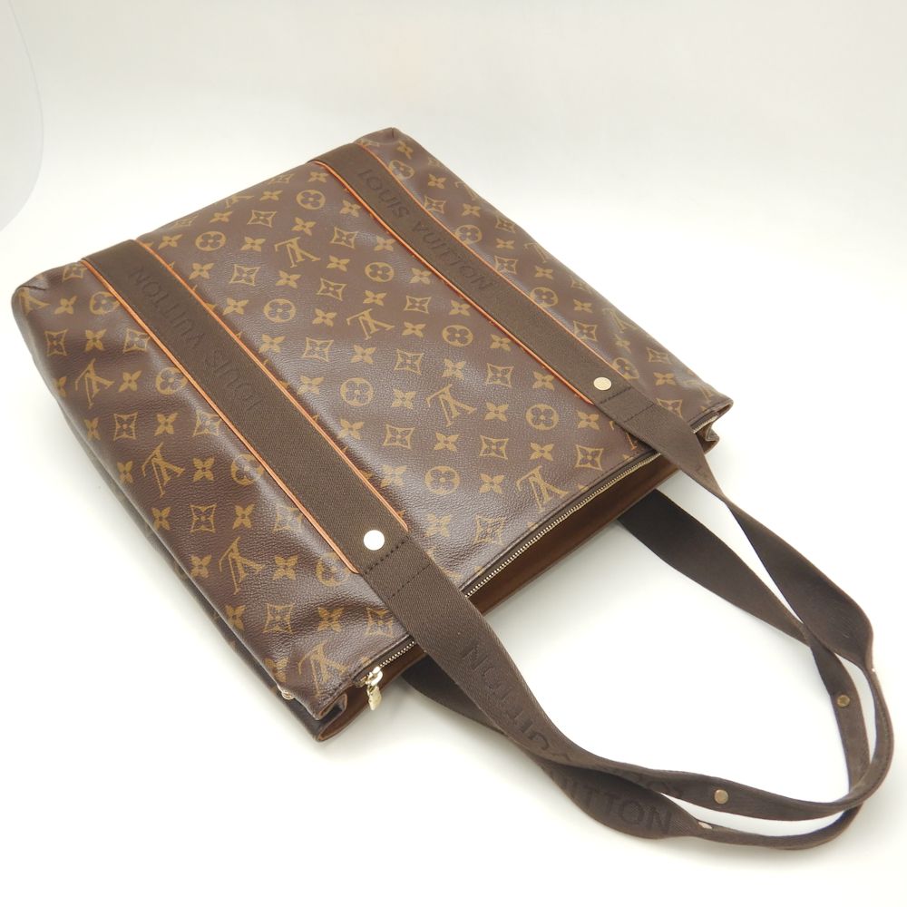 Louis Vuitton Monogram Bobourg Tote Bag Brown