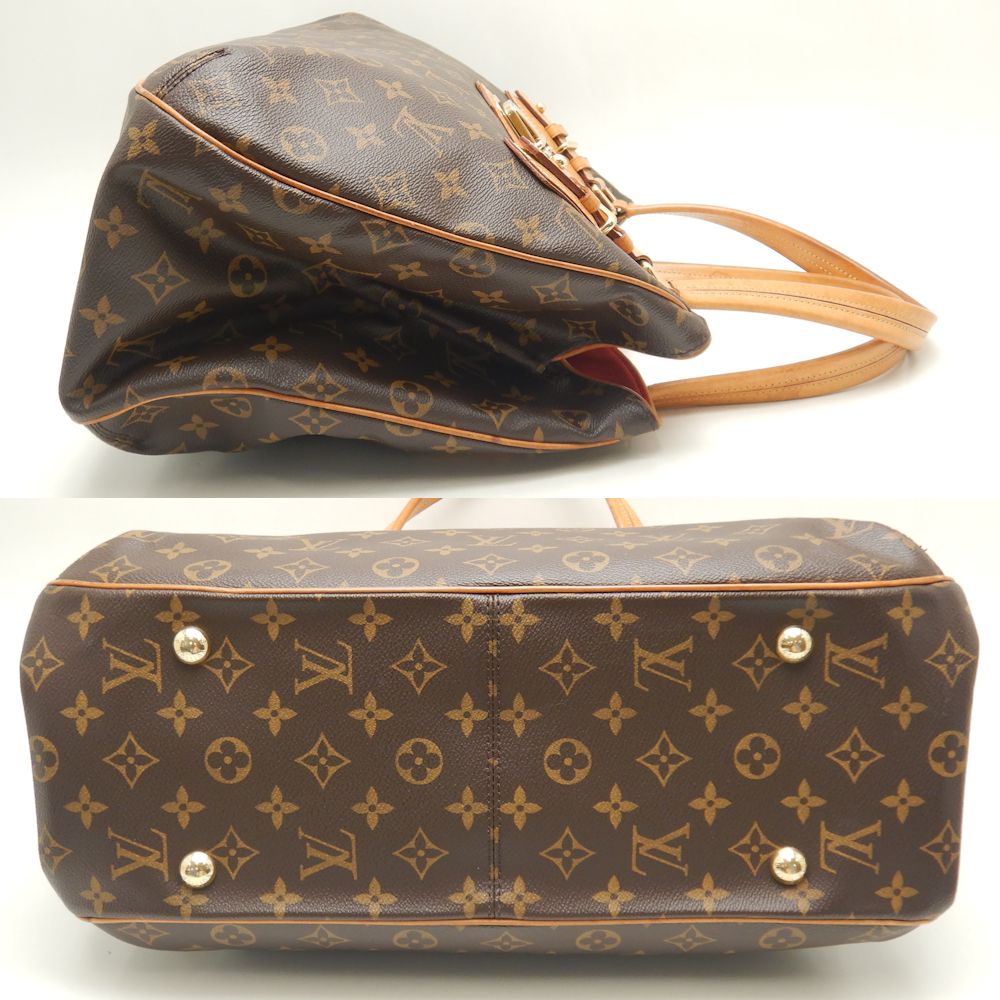 Louis Vuitton Monogram Greet Tote Bag Brown