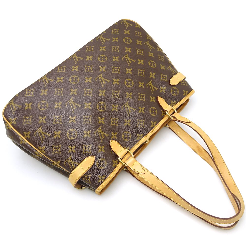 Louis Vuitton Monogram Batignolles Horizontal Crossbody Shoulder Bag Brown
