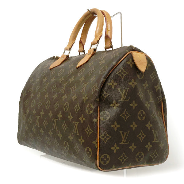 Louis Vuitton Speedy 35 Monogram Mini Boston Bag Handbag Monogram