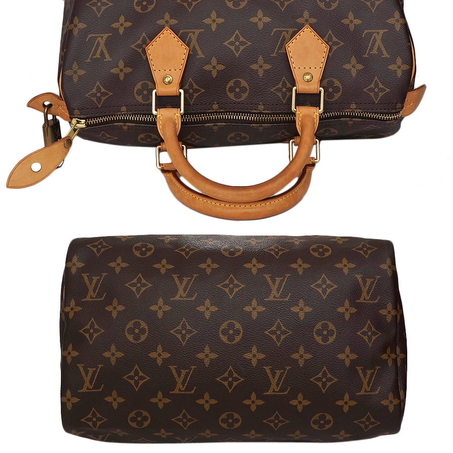 Louis Vuitton Speedy 30 Monogram Canvas Brown