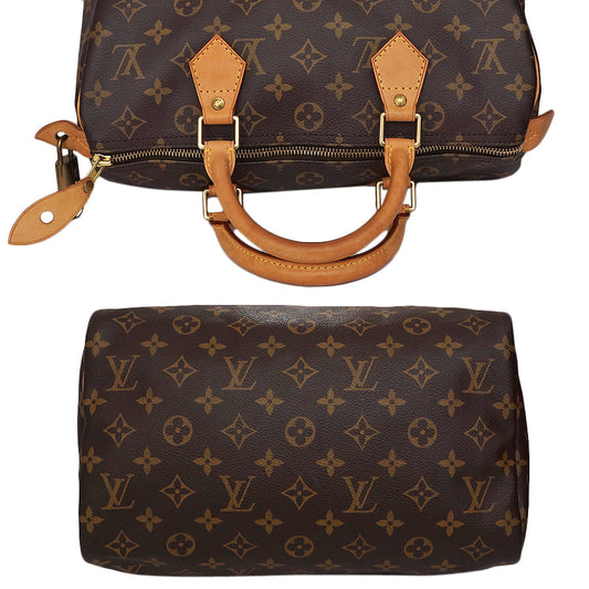 Louis Vuitton Speedy 30 Monogram Canvas Brown