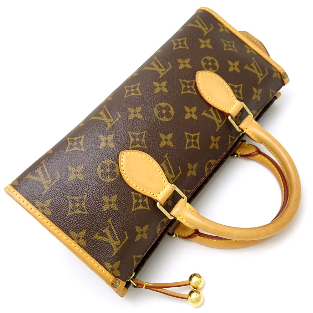 Louis Vuitton Monogram Popincourt Handbag Brown