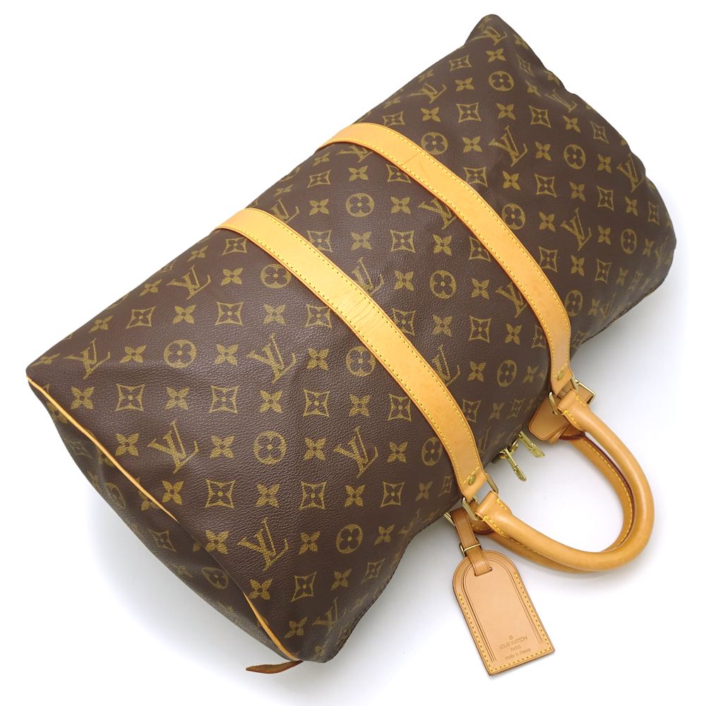 Louis Vuitton Monogram keepall 45 Boston Bag Brown
