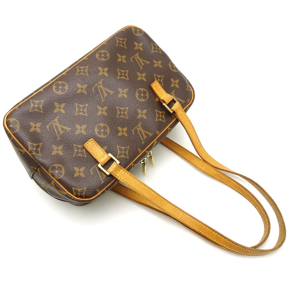 Louis Vuitton Monogram  Cite MM Crossbody Shoulder Bag Brown