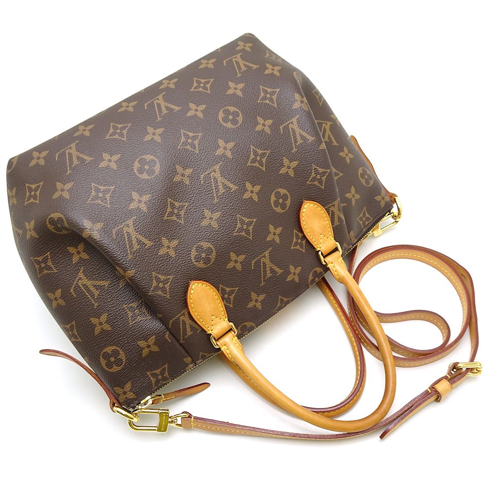 Louis Vuitton Monogram Turenne PM Shoulder Bag Brown