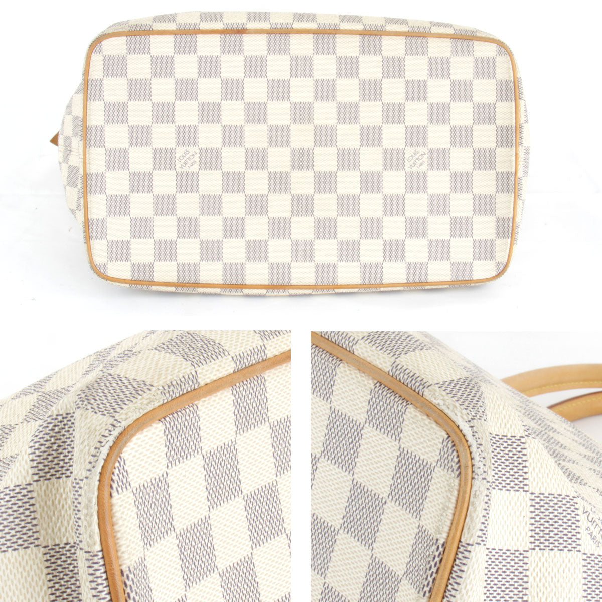 Louis Vuitton Saleya MM Tote Bag Damier Azur Canvas