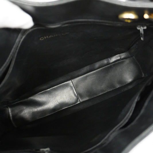Chanel Shoulder Bag Matelasse Chain Lambskin Black