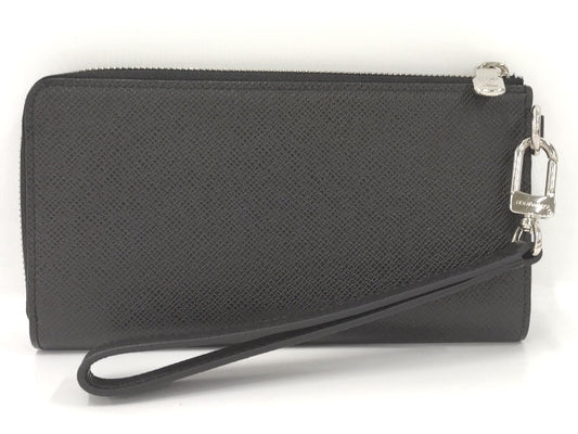 Louis Vuitton Zippy Dragonne L- Shaped Zipper Long Wallet Taiga