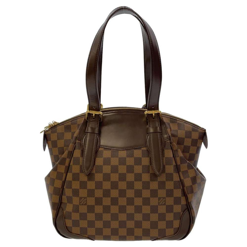 Louis Vuitton Handbag Damier Ebene Verona MM Red