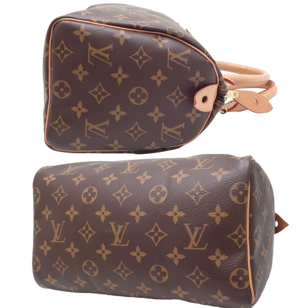 Louis Vuitton Monogram  Speedy 25 Handbag Brown