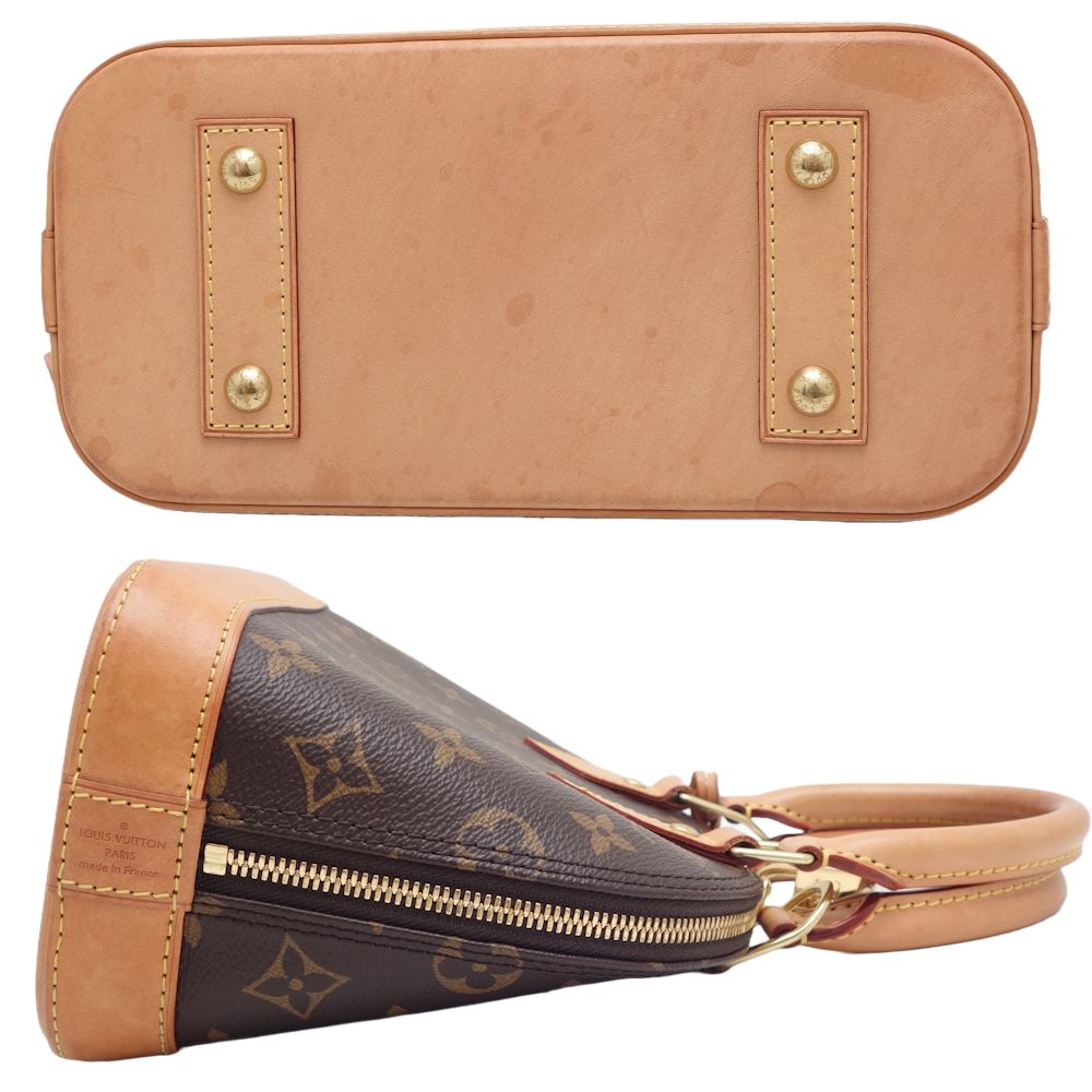 Louis Vuitton Monogram Alma BB 2Way Bag Brown