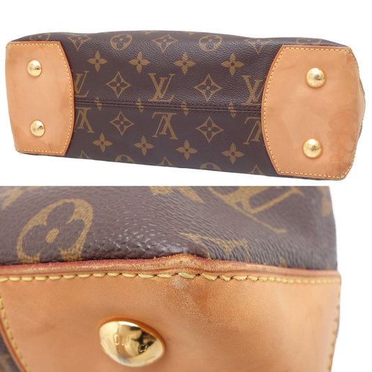 Louis Vuitton Monogram Wilshire PM Handbag Brown