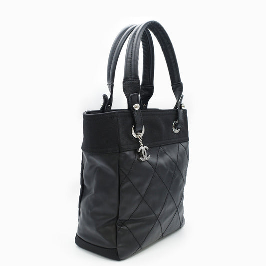 Chanel Paris Biarritz Small Tote Bag Black