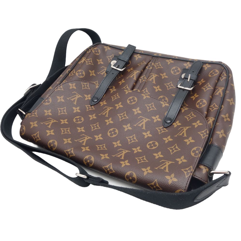 Louis Vuitton Christopher Messenger Diagonal Monogram Macassar Brown